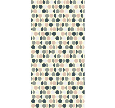 Kitchen wallpaper elegant circles - TenStickers