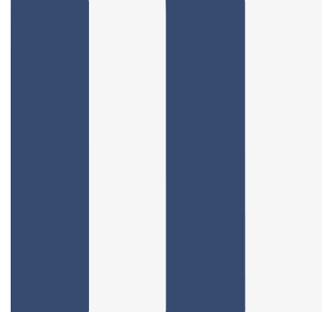 Master bedroom wallpaper classic nautical stripe - TenStickers