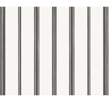 Living room wallpaper black stripe - TenStickers