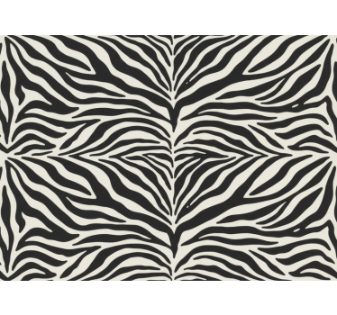 Wallpaper zebra realistic zebra pattern - TenStickers