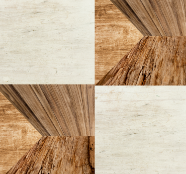 Alternating Panels Textured Wallpaper - TenStickers