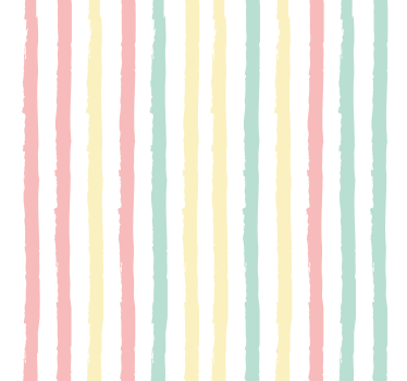 Colorful vertical motif stripes wallpaper - TenStickers