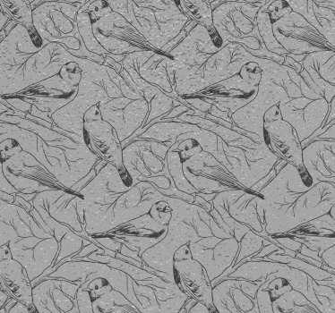 Stylized Heron Sketch Animal wallpaper - TenStickers