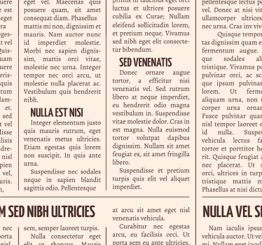 Wallpaper vintage newspaper print Cool abstract wallpaper - TenStickers