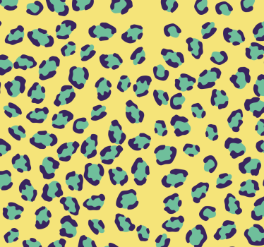 Leopard Spot Motif leopards wallpaper - TenStickers