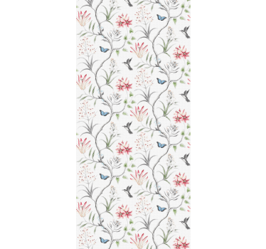 Bird & butterfly flower branch  Cool animal wallpaper - TenStickers