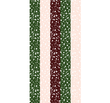 Striped Polka Pattern stripes wallpaper - TenStickers