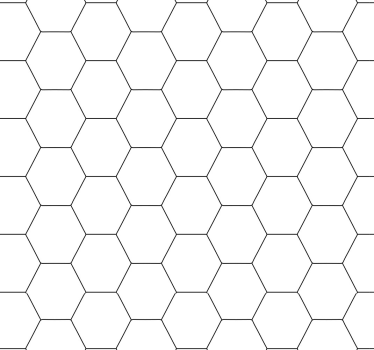 Black and white honey comb Contemporary Wallpaper - TenStickers