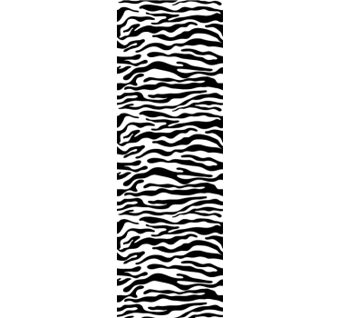 Wallpaper zebra zebra stripe design - TenStickers