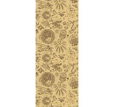 Retro Adventure Illustrations other vintage wallpaper - TenStickers