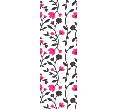 Floral Blossoms Pattern flowers wallpaper - TenStickers