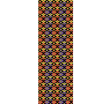 Retro Circles Pattern other vintage wallpaper - TenStickers