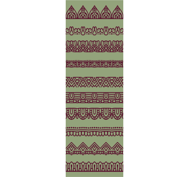 Ornate Border Patterns ornamental wallpaper - TenStickers