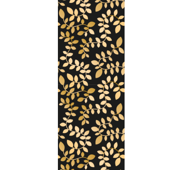 Leafy Elegance leaves wallpaper - TenStickers