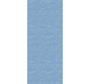 Abstract Waves a blue wallpaper - TenStickers