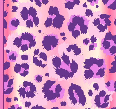 Pink Fur Dining Room Wallpaper - TenStickers