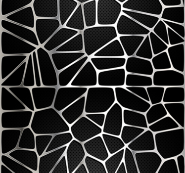 Metallic Pattern Modern Wallpaper - TenStickers