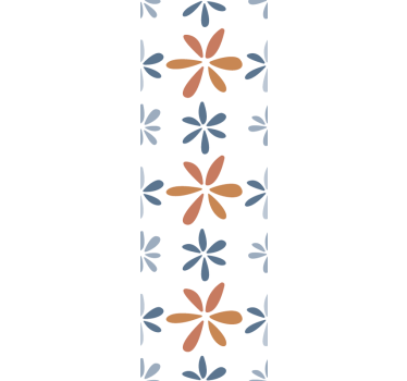Floral Geometric Patterns dining room wallpaper - TenStickers
