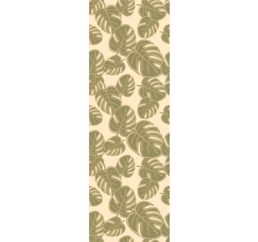 Monstera Delight leaves wallpaper - TenStickers