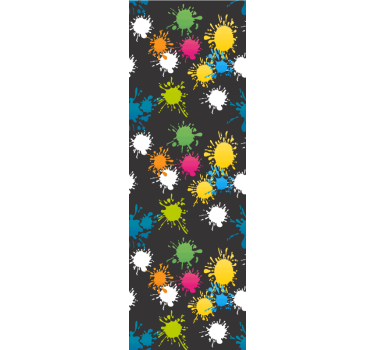 Color party wallpaper paintings - TenStickers