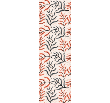 Botanical Seamless Pattern leaves wallpaper - TenStickers