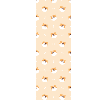 Feline Fun Pattern cat wallpaper - TenStickers