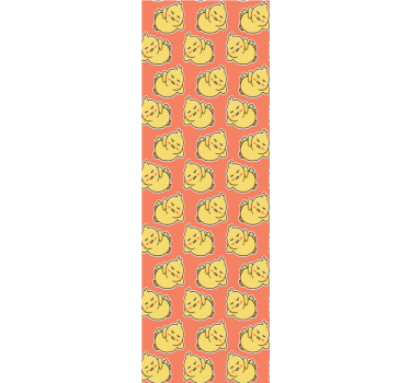 Cartoon Cat Pattern cat wallpaper - TenStickers