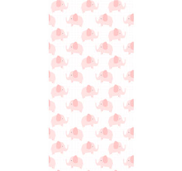 Elephant wallpaper elephant parade design - TenStickers