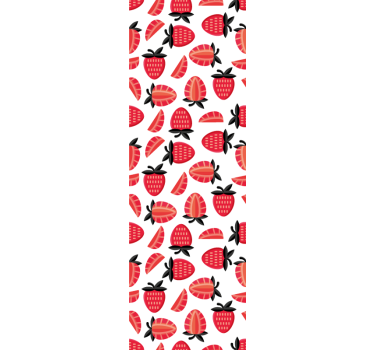 Berry Pattern nature wallpaper - TenStickers