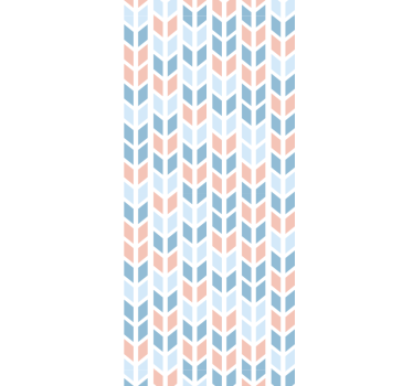 Geometric Arrow Pattern nordic wallpaper - TenStickers