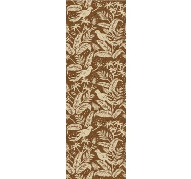 Birds Botanical Pattern cute animal wallpaper - TenStickers