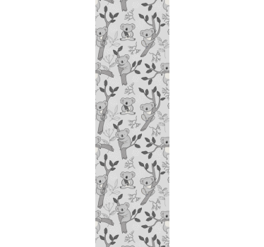 Koala Patterns cute animal wallpaper - TenStickers