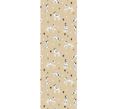 Dog Pattern Delight wallpaper of a dog - TenStickers