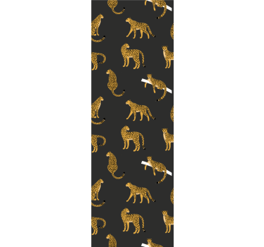 Leopard Spots Motif leopards wallpaper - TenStickers