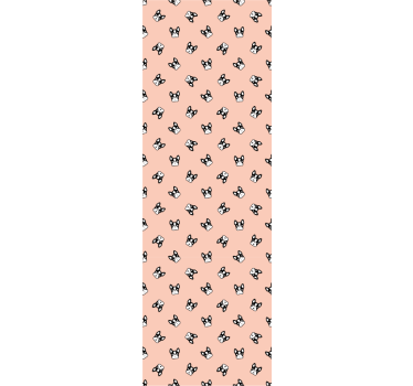 Canine Pattern Charm wallpaper of a dog - TenStickers