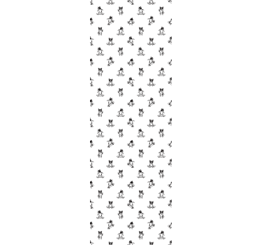 Bulldogs On Skateboard wallpaper of a dog - TenStickers