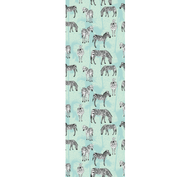 Wallpaper zebra zebra patterns - TenStickers