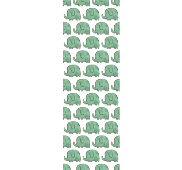 Charming Elephants elephant wallpaper - TenStickers