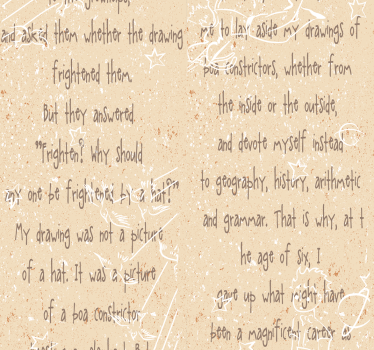 The Little Prince - Spiritual Journey Art Wallpaper - TenStickers