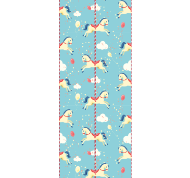 Circus Ducks Delight cute animal wallpaper - TenStickers