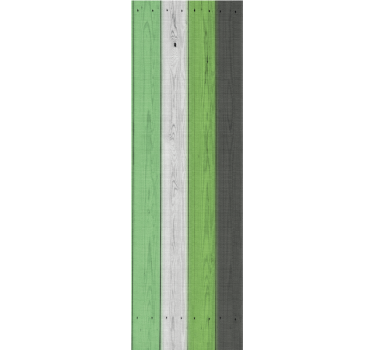 Wood feature wallpaper striped wood design - TenStickers