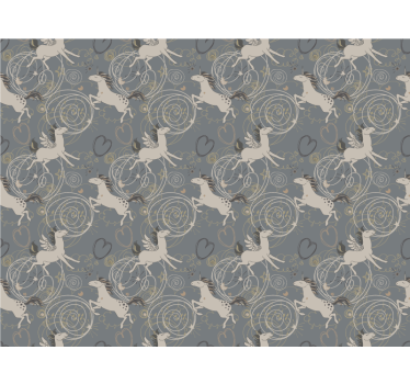 Enchanted Unicorns animal wallpaper - TenStickers