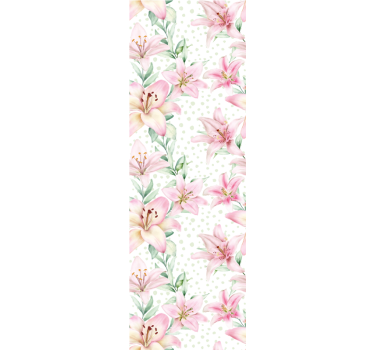 Floral Symphony flowers wallpaper - TenStickers