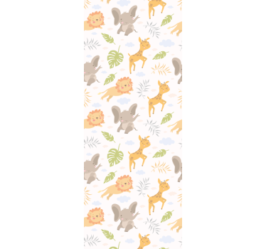 Charismatic Fauna cute animal wallpaper - TenStickers