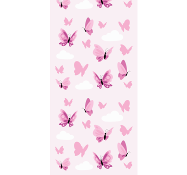 Fluttering Butterflies butterfly wallpaper - TenStickers