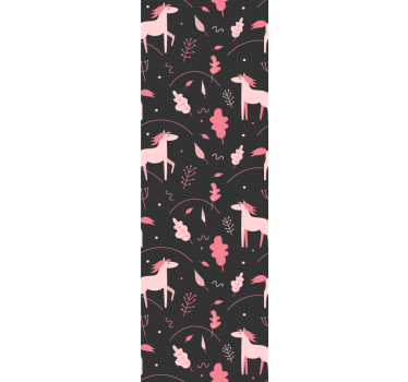 Whimsical Forest Fauna cute animal wallpaper - TenStickers