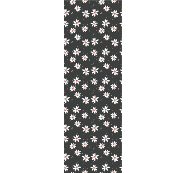 Floral Pattern Repeat flowers wallpaper - TenStickers