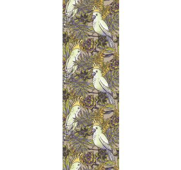 Tropical Bird Patterns cute animal wallpaper - TenStickers