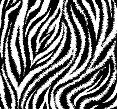 Wallpaper zebra zebra swirls - TenStickers
