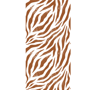 Striking Animal Print wallpaper zebra - TenStickers